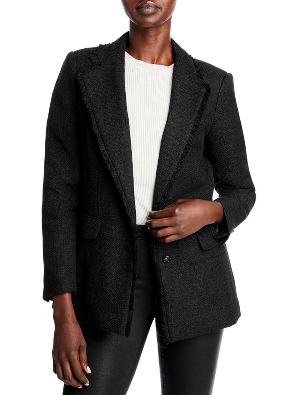 Karl Lagerfeld Tweed Blazer Black 6
